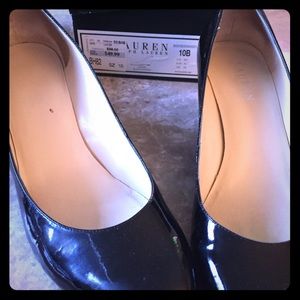 Ralph Lauren - Patent Leather wedge shoes